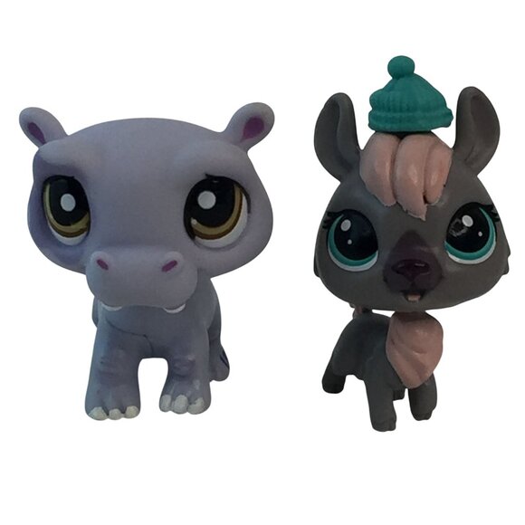 Littlest Pet Shop LPS #3839 Bear #37 Daphne Deer #1449 Hippo #176 Hattie Llama - Picture 7 of 11